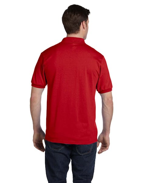 Hanes 054 Adulto 50/50 EcoSmart Jersey Polo de punto