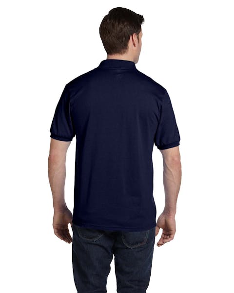 Hanes 054 Adult 50/50 EcoSmart Jersey Knit Polo