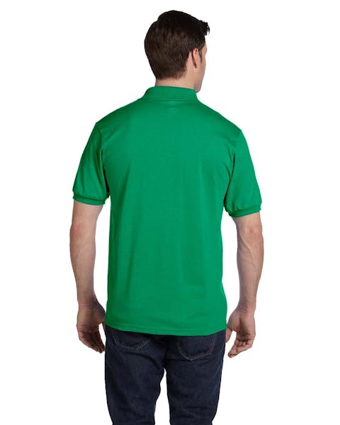 Hanes 054 Adult 50/50 EcoSmart Jersey Knit Polo