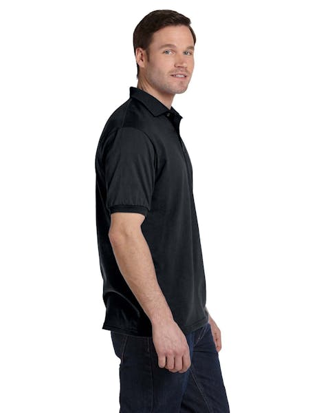 Hanes 054 Adult 50/50 EcoSmart Jersey Knit Polo