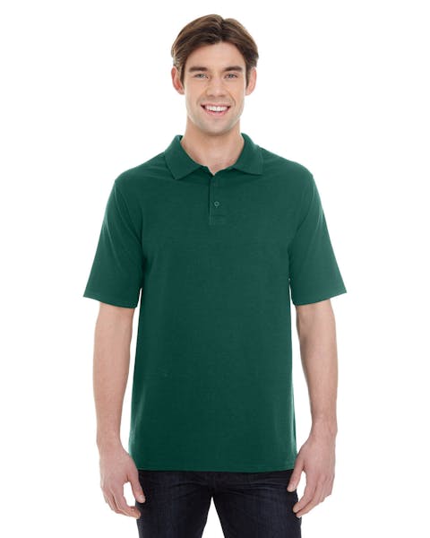 Hanes 055P Men's 6.5 oz. X-Temp Piqu Short-Sleeve Polo with Fresh IQ