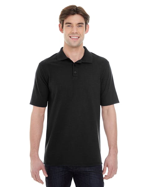 Hanes 055P Men's 6.5 oz. X-Temp Piqu Short-Sleeve Polo with Fresh IQ