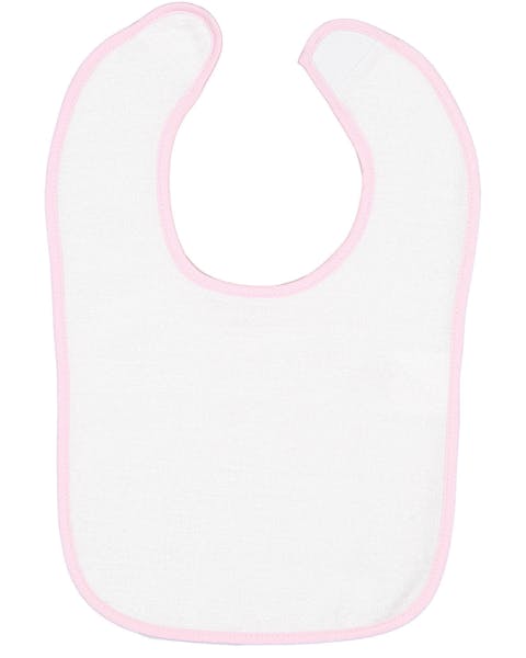 Rabbit Skins 1003 Infant Contrast Trim Terry Bib