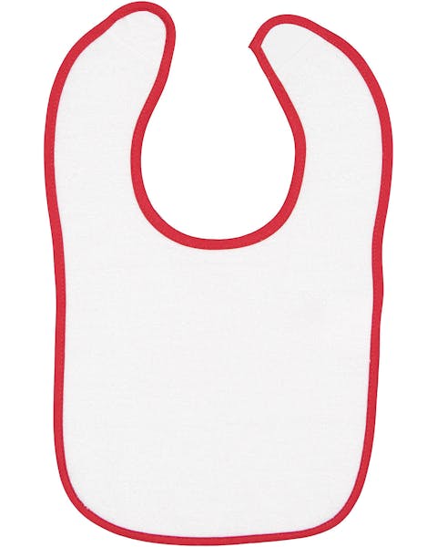 Rabbit Skins 1003 Infant Contrast Trim Terry Bib