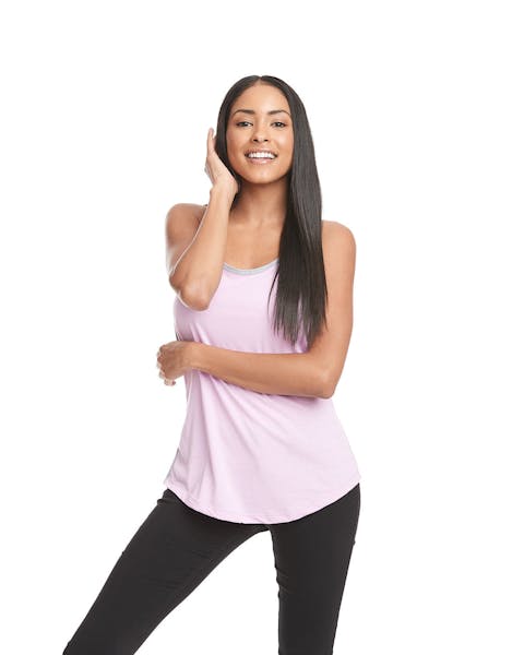 Next Level 1534 Ladies' Ideal Colorblock Racerback Tank