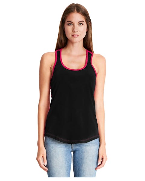 Next Level 1534 Ladies' Ideal Colorblock Racerback Tank