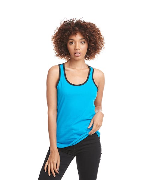 Next Level 1534 Ladies' Ideal Colorblock Racerback Tank