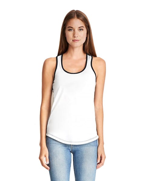 Next Level 1534 Ladies' Ideal Colorblock Racerback Tank