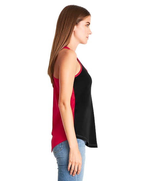 Next Level 1534 Ladies' Ideal Colorblock Racerback Tank