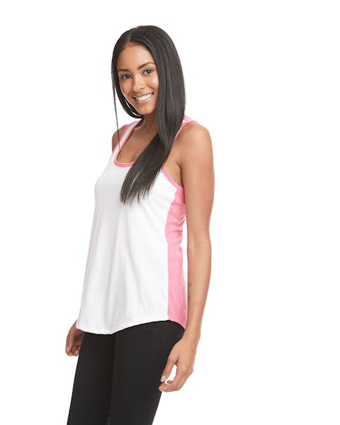 Next Level 1534 Ladies' Ideal Colorblock Racerback Tank