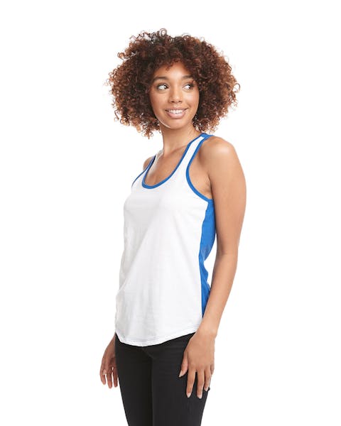 Next Level 1534 Ladies' Ideal Colorblock Racerback Tank