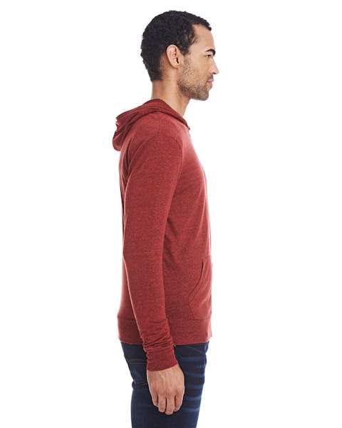 Threadfast Apparel 302Z Unisex Triblend Full-Zip Light Hoodie