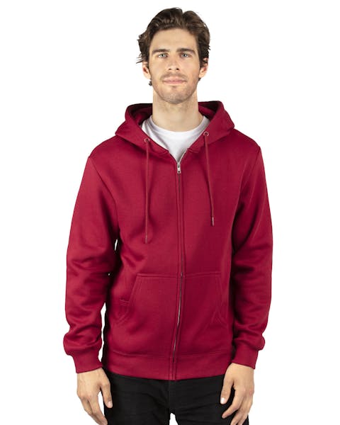 Threadfast Apparel 320Z Ultimate - Sudadera con capucha y cierre completo de forro polar unisex