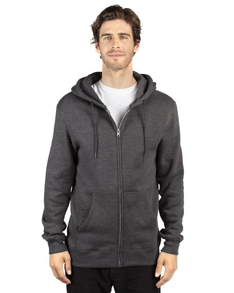 Threadfast Apparel 320Z Ultimate - Sudadera con capucha y cierre completo de forro polar unisex