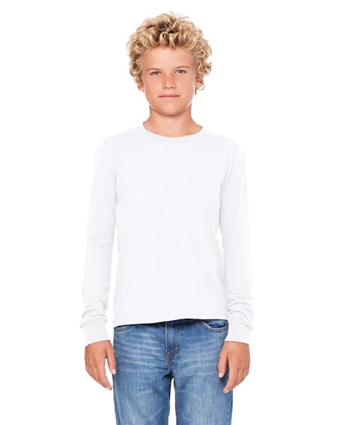 Bella + Canvas 3501Y Youth Jersey Long-Sleeve T-Shirt