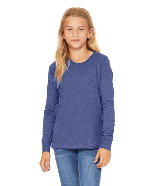 Bella + Canvas 3501Y Youth Jersey Long-Sleeve T-Shirt