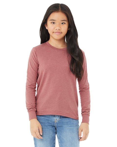 Bella + Canvas 3501Y Youth Jersey Long-Sleeve T-Shirt