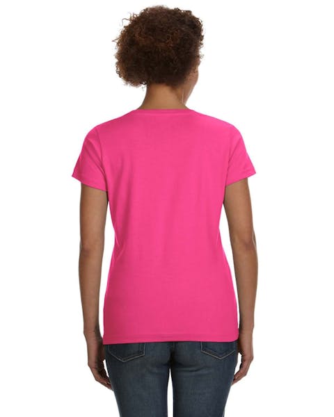 LAT 3507 Ladies' V-Neck Fine Jersey T-Shirt