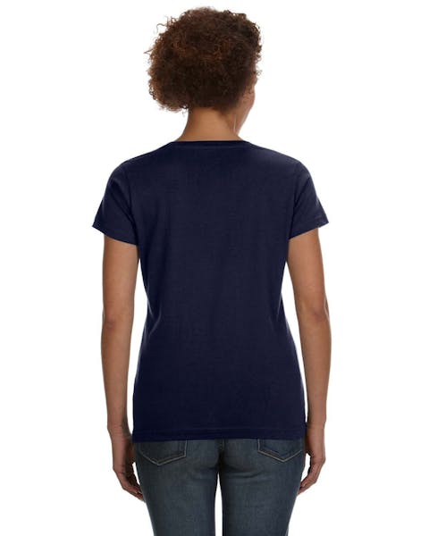 LAT 3507 Ladies' V-Neck Fine Jersey T-Shirt