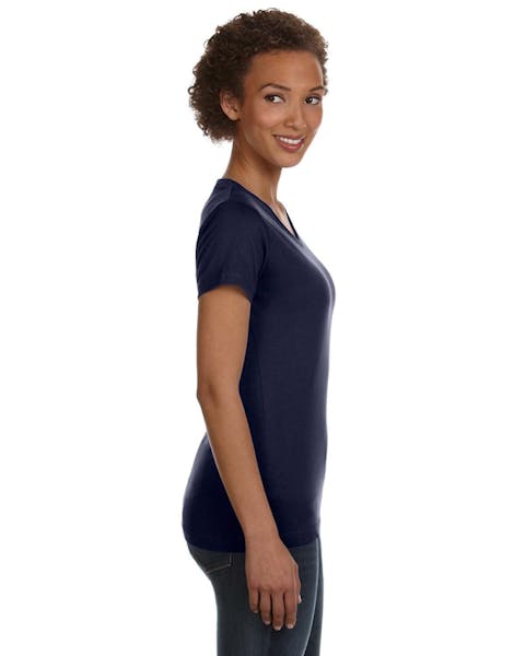 LAT 3507 Ladies' V-Neck Fine Jersey T-Shirt