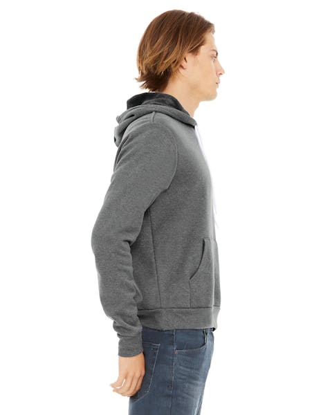 Bella + Canvas 3719 Unisex Sponge Fleece Pullover Hooded Sweatshirt