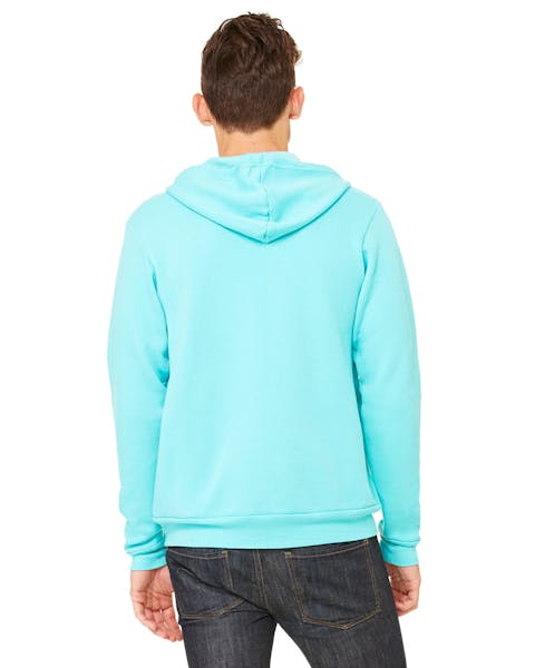 Bella + Canvas 3739 Unisex Poly-Cotton Fleece Full-Zip Hooded Sweatshirt