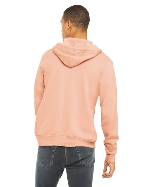 Bella + Canvas 3739 Unisex Poly-Cotton Fleece Full-Zip Hooded Sweatshirt