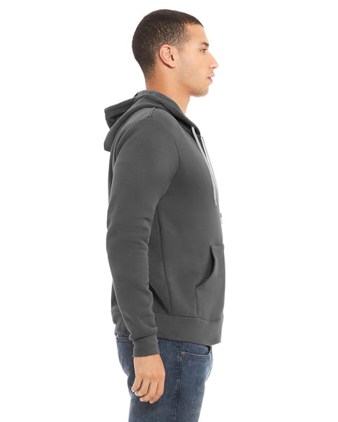 Bella + Canvas 3739 Unisex Poly-Cotton Fleece Full-Zip Hooded Sweatshirt