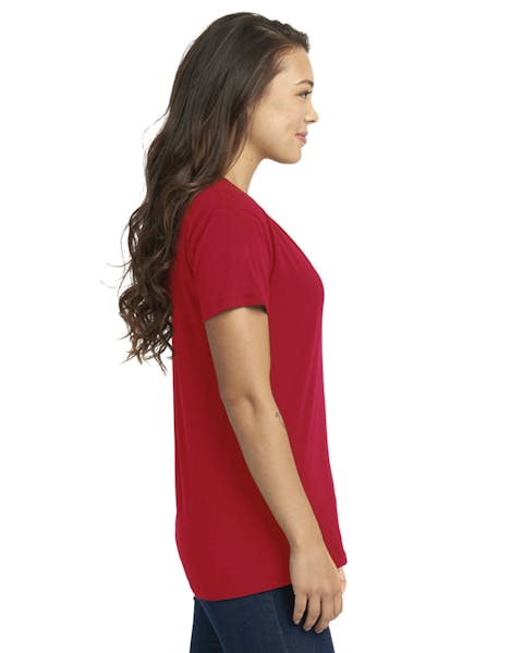 Camiseta ancha para mujer con cuello de pico Next Level 3940