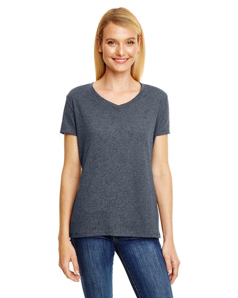 Hanes 42VT Ladies' X-Temp Triblend V-Neck T-Shirt