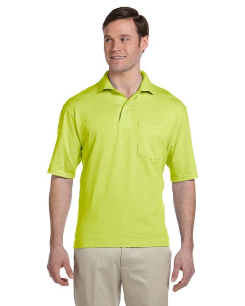 Jerzees 436P Adult SpotShield Pocket Jersey Polo