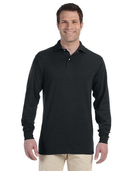 Jerzees 437ML Adult SpotShield Long-Sleeve Jersey Polo