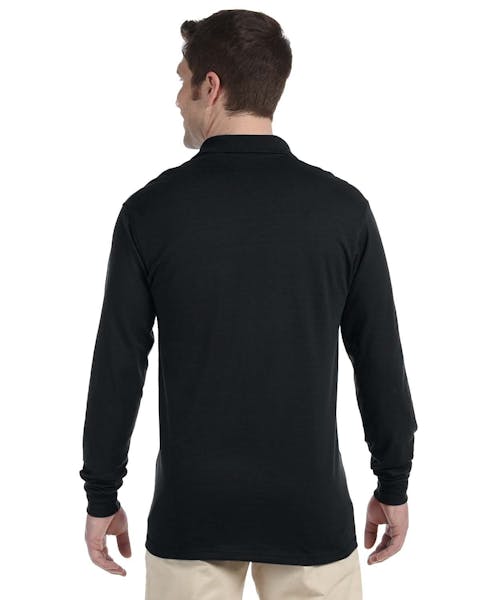 Jerzees 437ML Adult SpotShield Long-Sleeve Jersey Polo