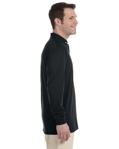 Jerzees 437ML Adult SpotShield Long-Sleeve Jersey Polo