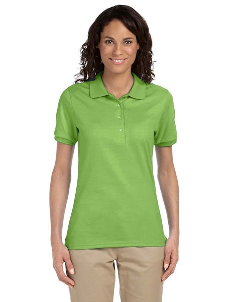 Jerzees 437W Camiseta tipo polo SpotShield para mujer