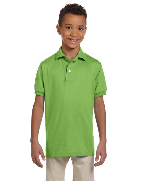 Jerzees 437Y Youth SpotShield Jersey Polo