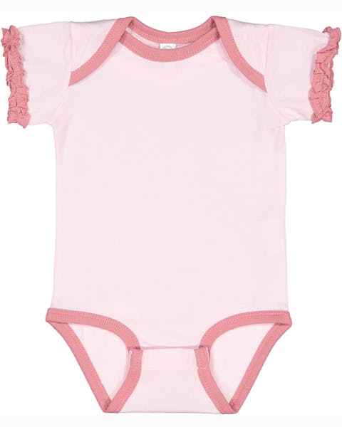 Rabbit Skins 4429 Infant Ruffle Bodysuit