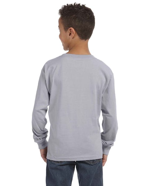 Fruit of the Loom 4930B Youth 5 oz. HD Cotton Long-Sleeve T-Shirt