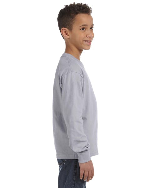 Fruit of the Loom 4930B Youth 5 oz. HD Cotton Long-Sleeve T-Shirt