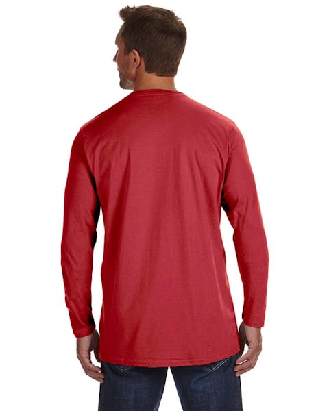 Hanes 498L Adult Nano-T Long-Sleeve T-Shirt