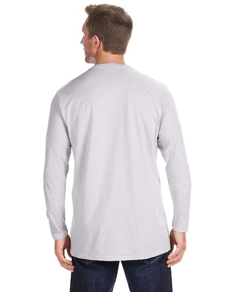 Hanes 498L Adult Nano-T Long-Sleeve T-Shirt