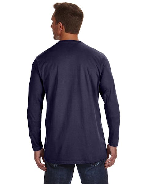 Hanes 498L Adult Nano-T Long-Sleeve T-Shirt