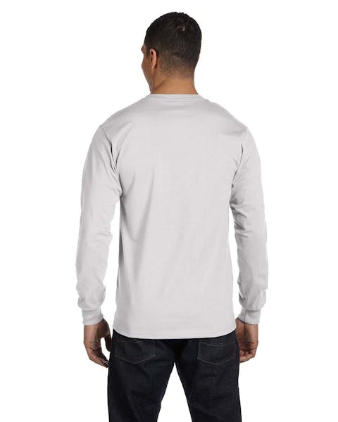 Hanes 5186 Adult Long-Sleeve Beefy-T