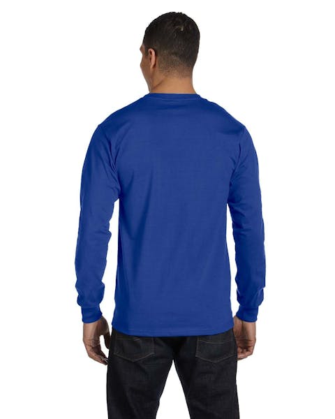 Hanes 5186 Adult Long-Sleeve Beefy-T