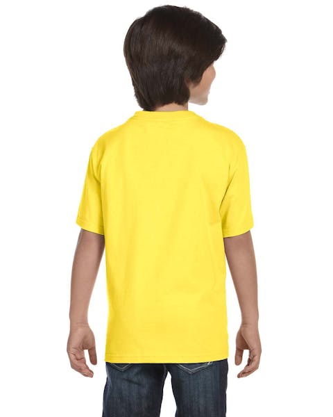 Hanes 5480 Camiseta de algodón Comfortsoft para jóvenes