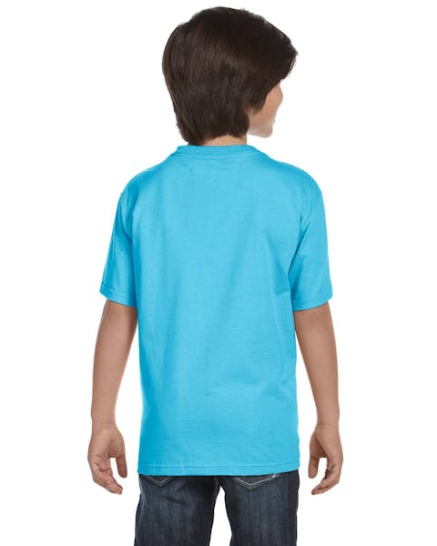 Hanes 5480 Camiseta de algodón Comfortsoft para jóvenes