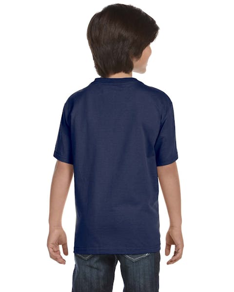 Hanes 5480 Camiseta de algodón Comfortsoft para jóvenes