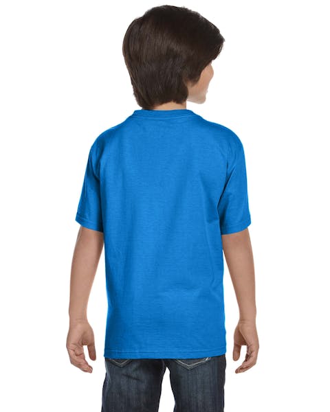 Hanes 5480 Camiseta de algodón Comfortsoft para jóvenes