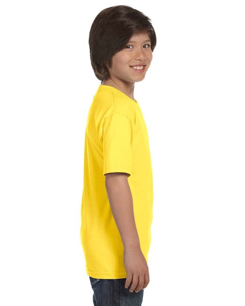 Hanes 5480 Camiseta de algodón Comfortsoft para jóvenes