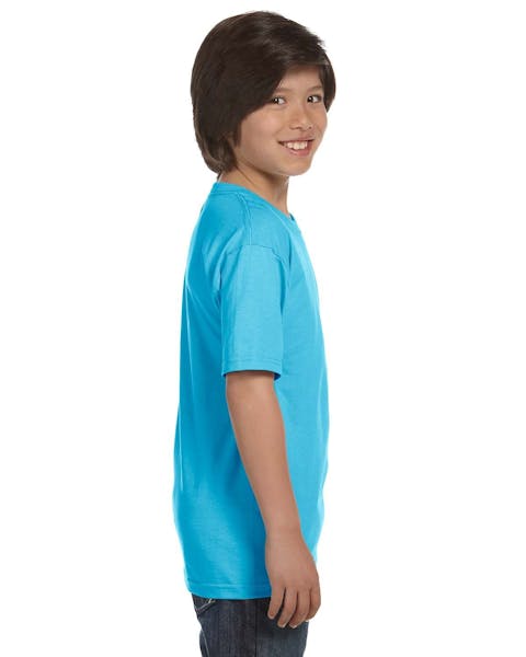 Hanes 5480 Camiseta de algodón Comfortsoft para jóvenes